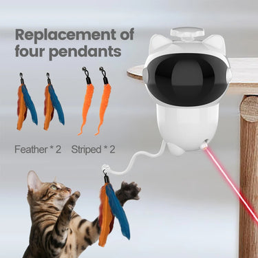 Automatic Cat Toys, Pet Interactive Smart, Teasing LED Laser 360° Rotation Electronic Cat Toy Accessories for All Cats 311